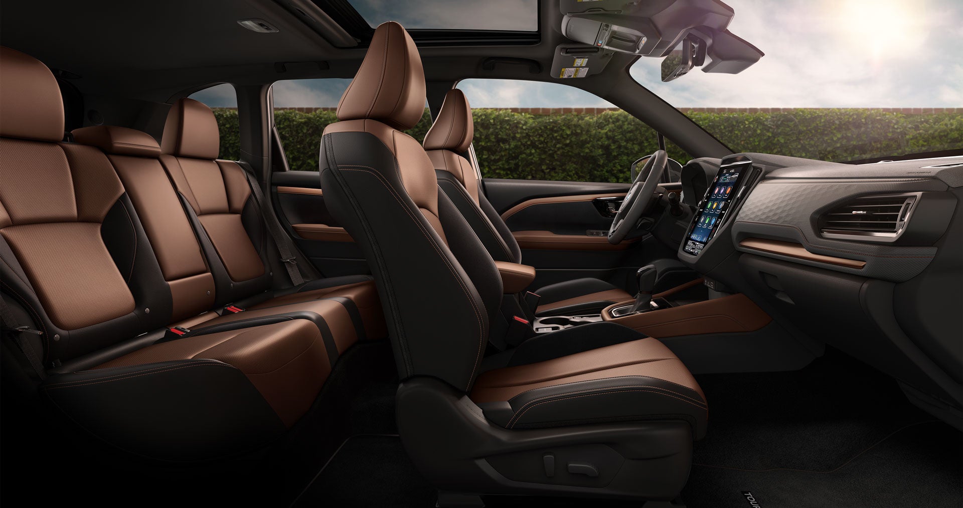 2025 Subaru Forester Touring Hybrid Shown in Touring Brown Leather