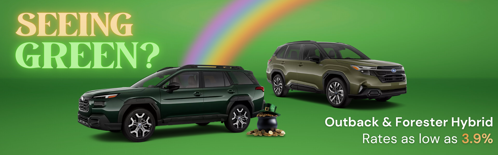 Outback & Forester Hybrid Seeing Green